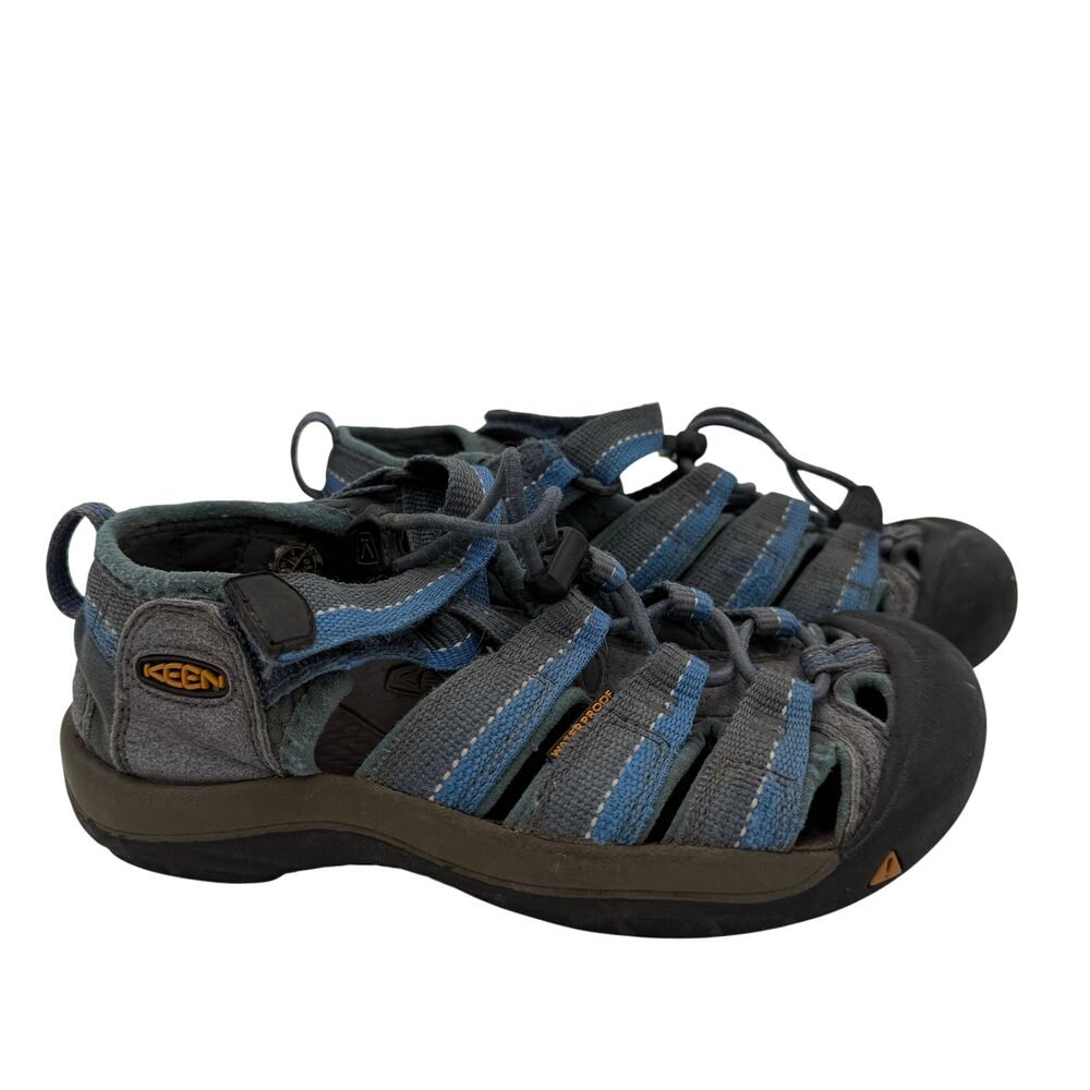 Keen Kids Newport H2 Blue & Grey Nylon Sandals Size 1